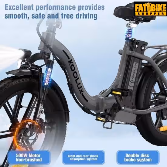 KOOLUX | BK6S 4.0 Elektrische Vouwfiets 5 Fatbike Shopper KOOLUX | BK6S 4.0 Elektrische Vouwfiets - Afbeelding 5