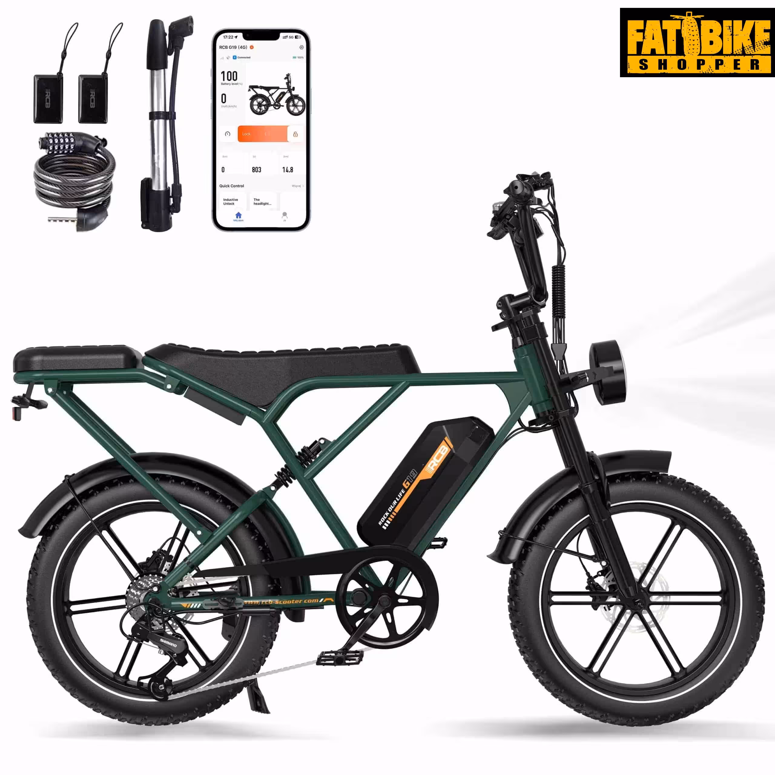 RCB-G19 (App/NFC/4G) 1 Fatbike Shopper RCB-G19 (App/NFC/4G)