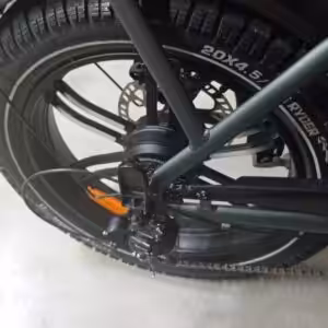 Complete Achtervelg met Motor voor Ape Rider A10 Fatbike - 16x4.0 Inch