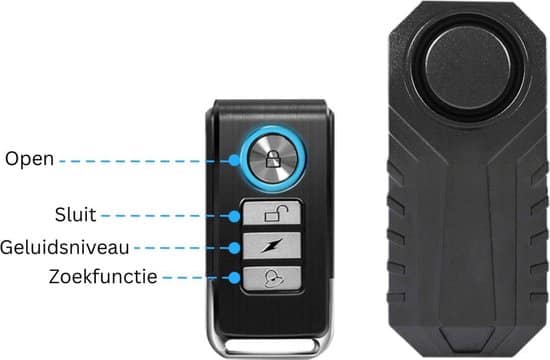Fietsalarm met Afstandsbediening - Alarm voor Scooter, E Bike en Fatbike - Alarmsysteem Waterdicht - Fietsslot 3 Fatbike Shopper Fietsalarm met Afstandsbediening - Alarm voor Scooter, E Bike en Fatbike - Alarmsysteem Waterdicht - Fietsslot - Afbeelding 3