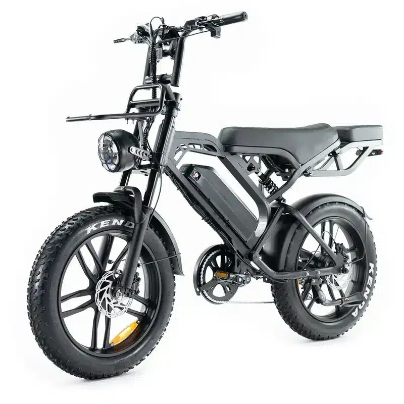 QM Wheels V20 Pro Elektrische Fatbike 250W | Straatlegaal & Rijklaar | Zwart - Afbeelding 4